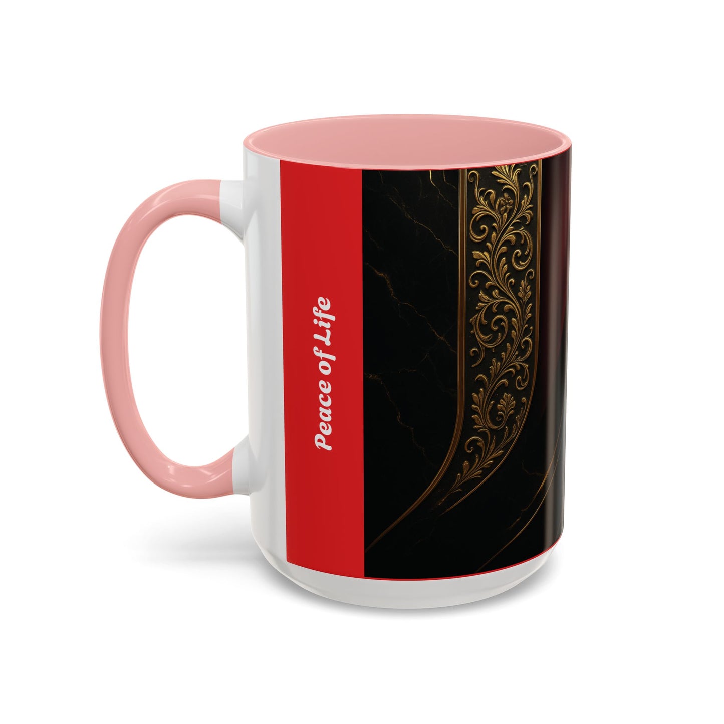 Elegant Accent Coffee Mug for Sophisticated Mornings, Gift for Coffee Lovers, Stylish Kitchenware, Perfect for Holidays, Home & Office Use