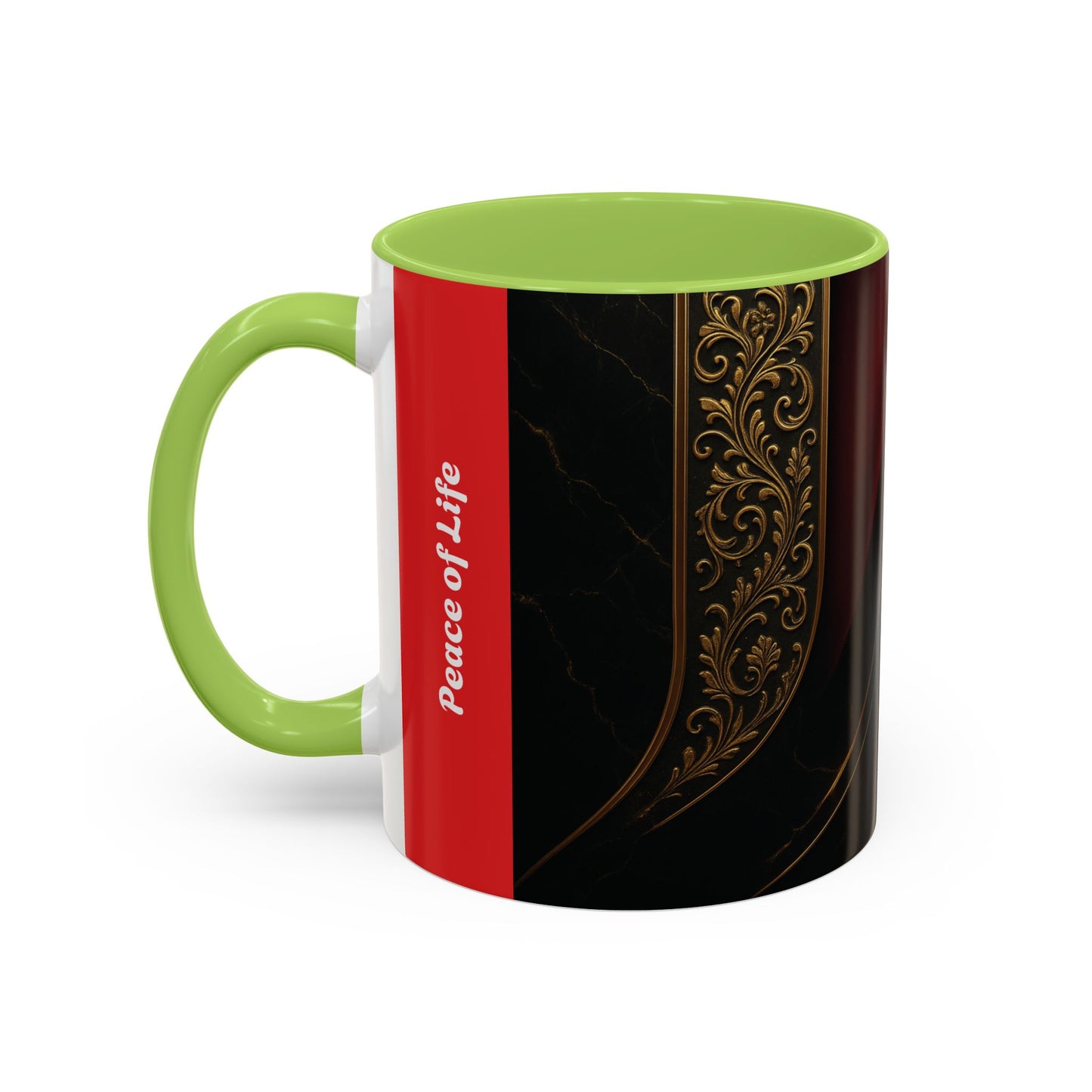 Elegant Accent Coffee Mug for Sophisticated Mornings, Gift for Coffee Lovers, Stylish Kitchenware, Perfect for Holidays, Home & Office Use