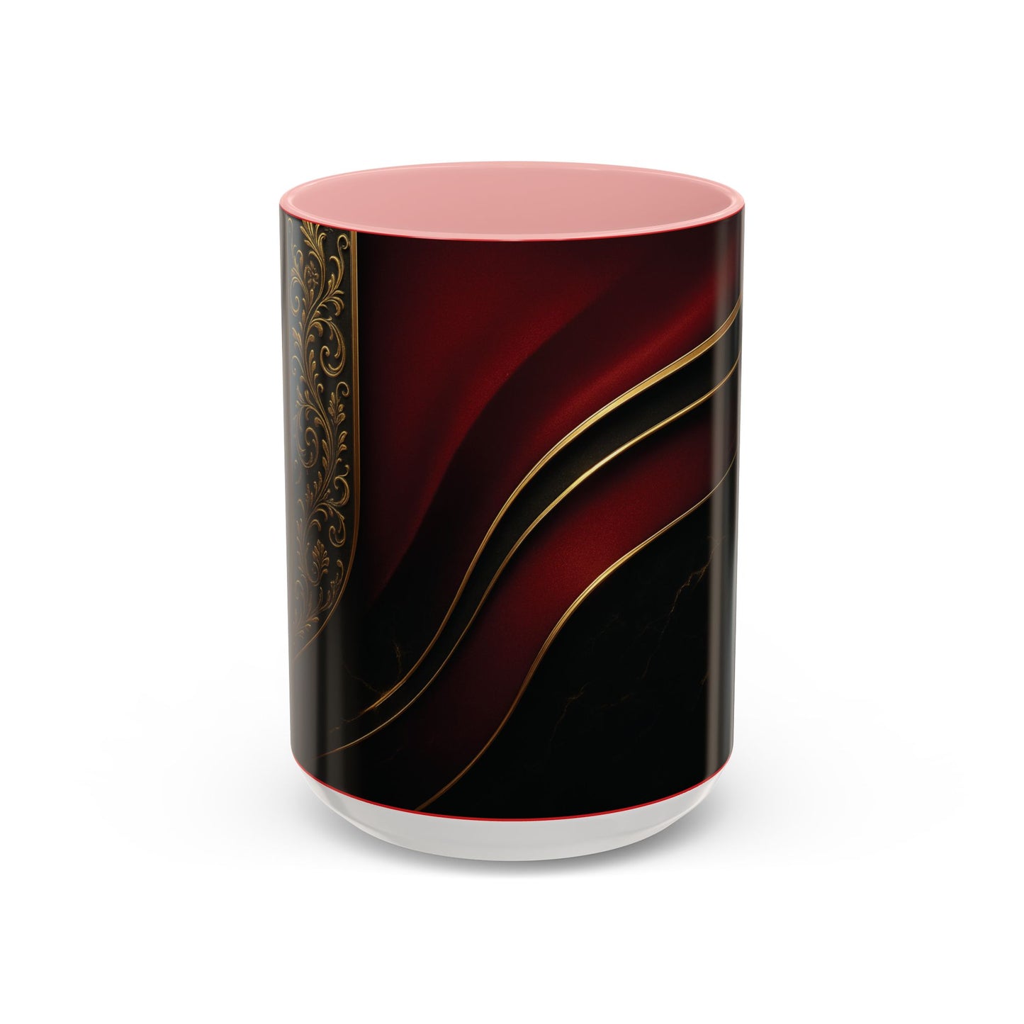 Elegant Accent Coffee Mug for Sophisticated Mornings, Gift for Coffee Lovers, Stylish Kitchenware, Perfect for Holidays, Home & Office Use